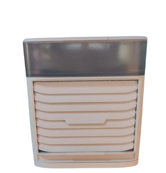 Mini Ventilador Enfriador De Aire Portátil Para Escritorio Blanco