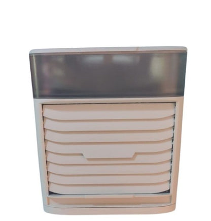 Mini Ventilador Enfriador De Aire Portátil Para Escritorio Blanco