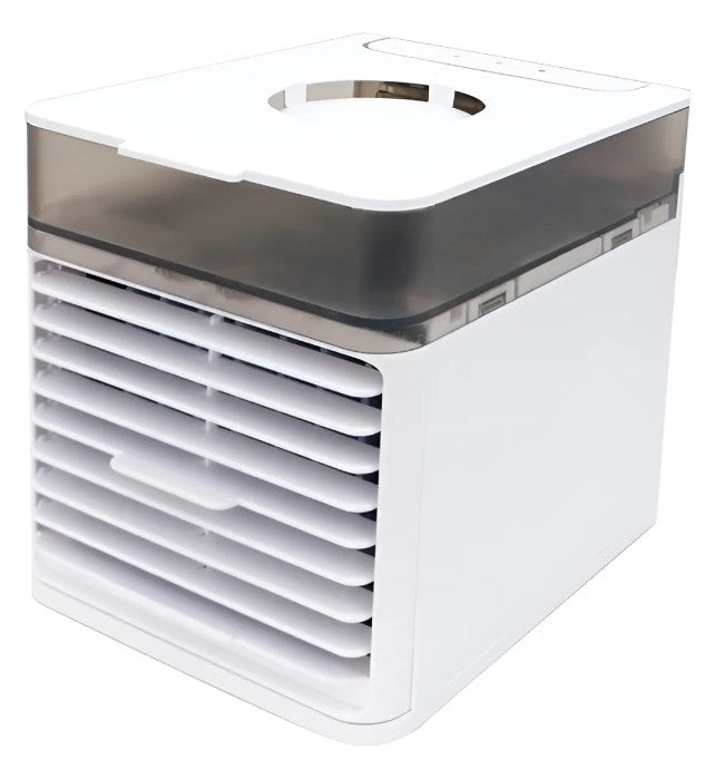 Mini Ventilador Enfriador De Aire Portátil Para Escritorio Blanco