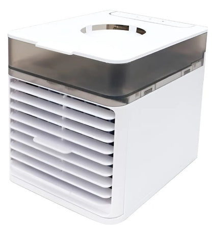 Mini Ventilador Enfriador De Aire Portátil Para Escritorio Blanco